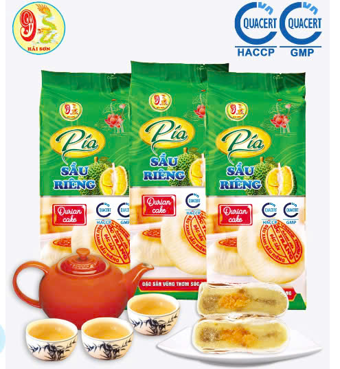 Bánh pía sầu riêng trứng